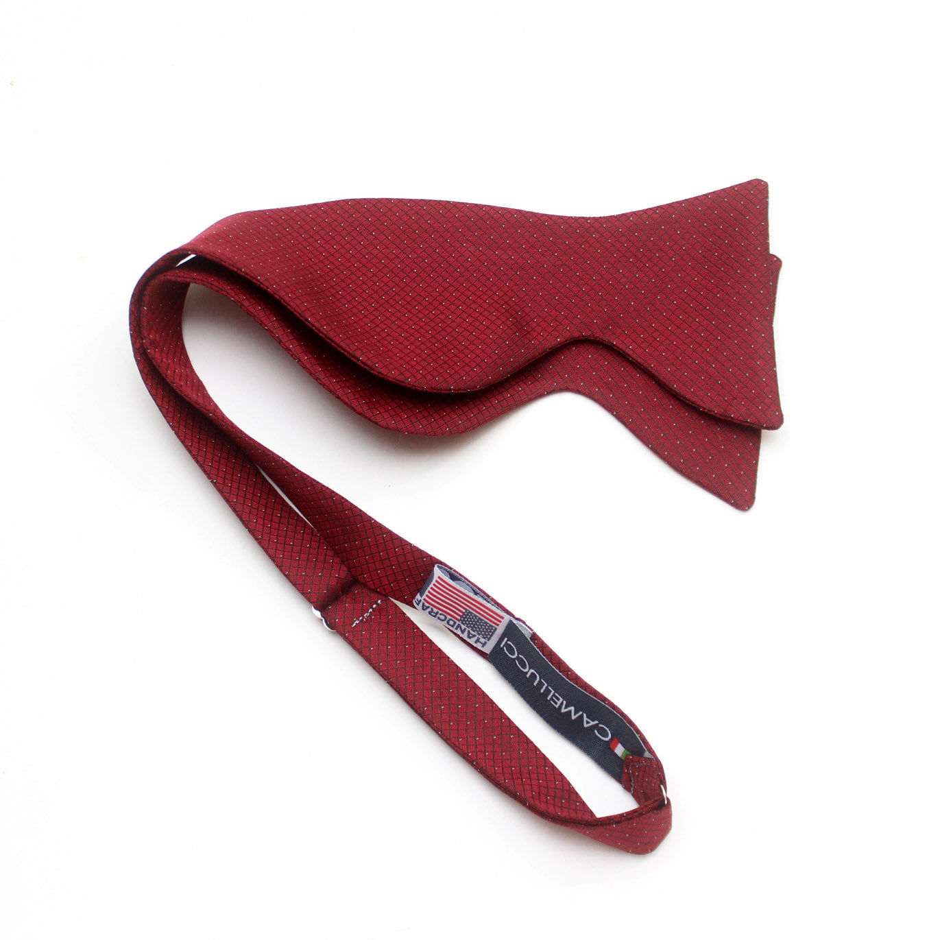 Red Big Butterfly Silk Bow Tie