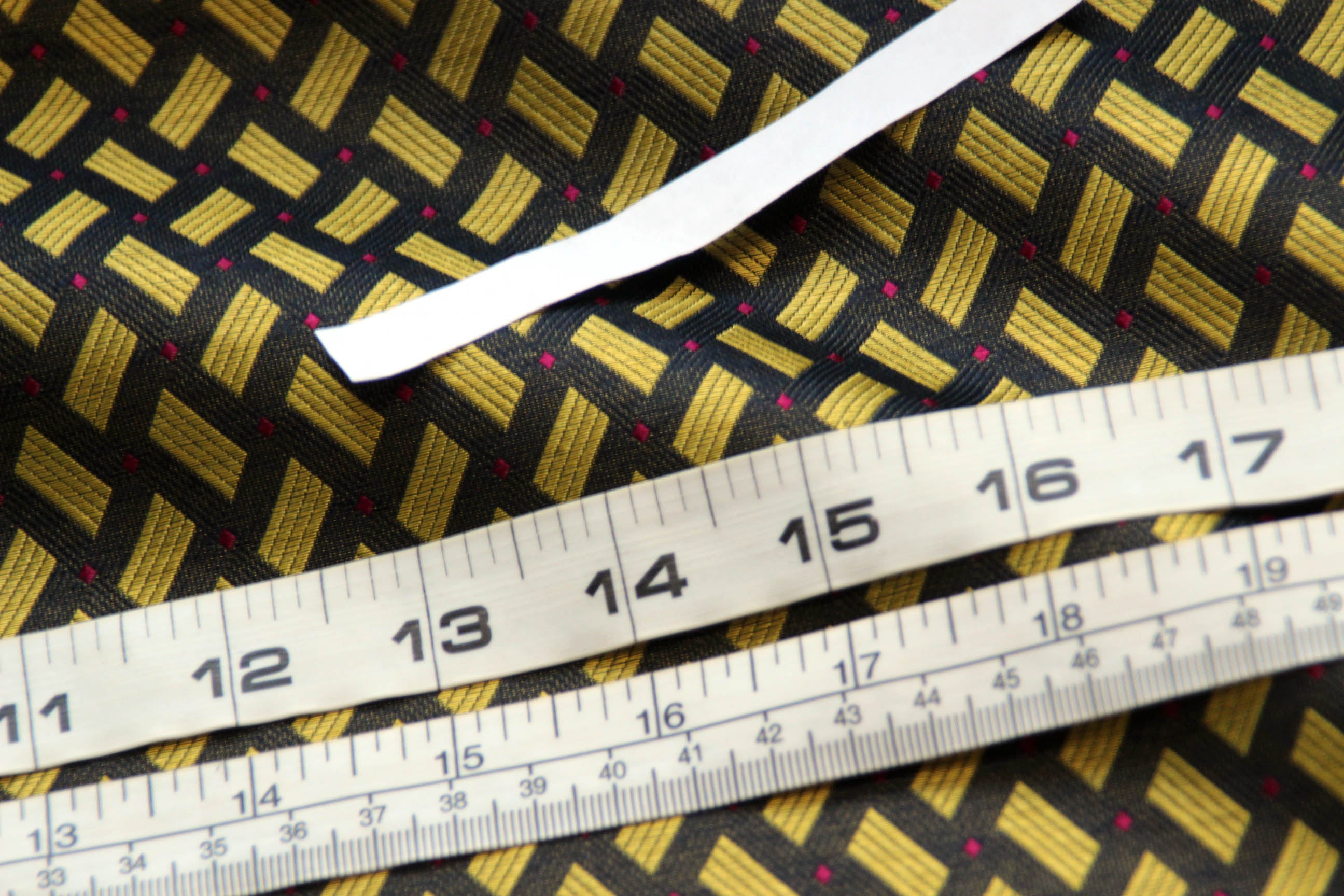 Black Gold Ornament Silk Fabric