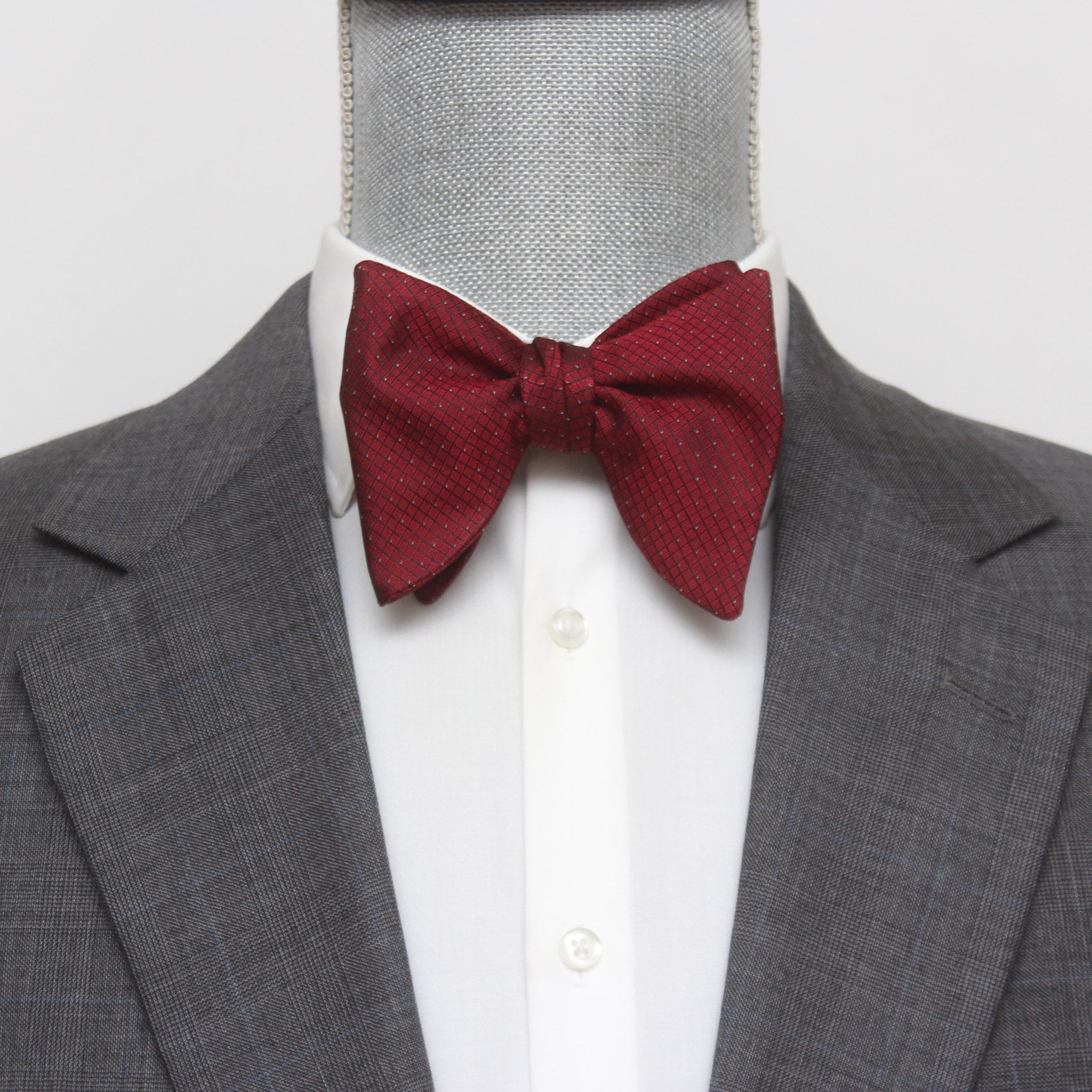 Red Big Butterfly Silk Bow Tie