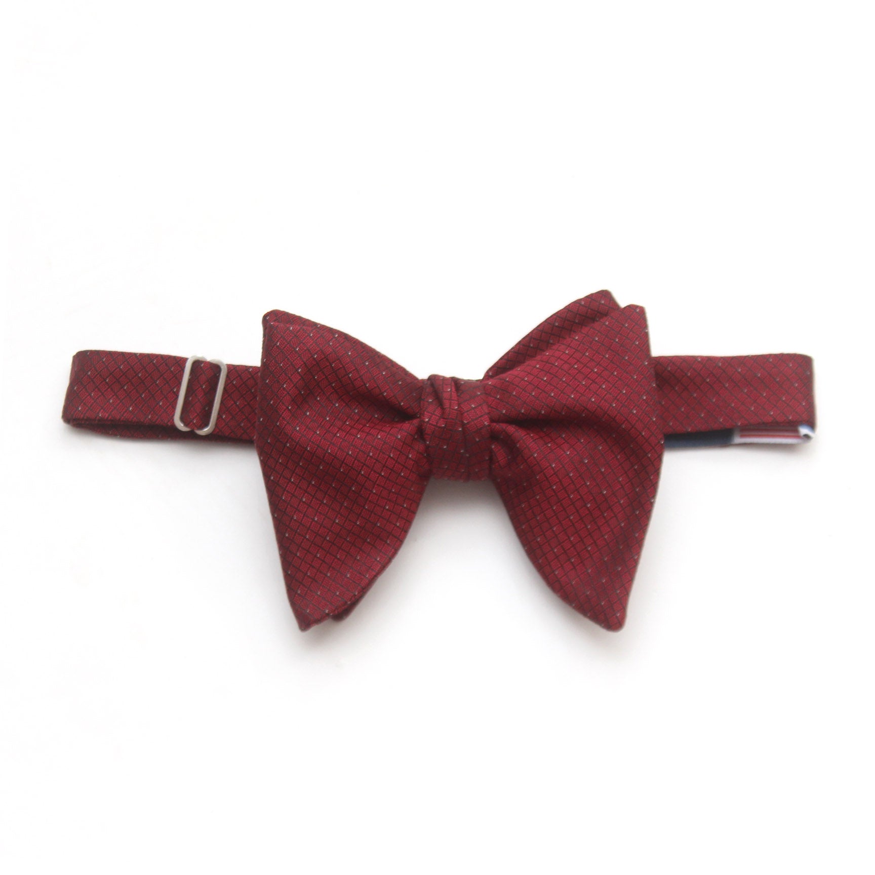 Red Big Butterfly Silk Bow Tie
