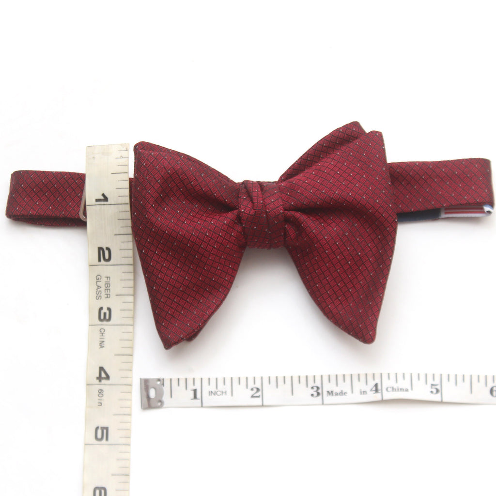 Red Big Butterfly Silk Bow Tie