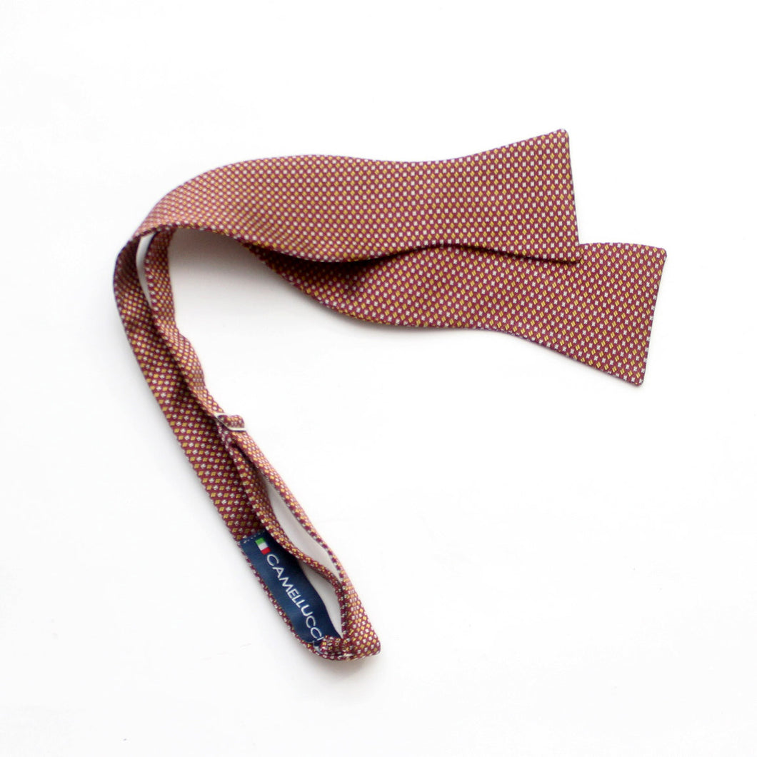 Dusty Mauve Classic Silk Self-Tie Bow Tie