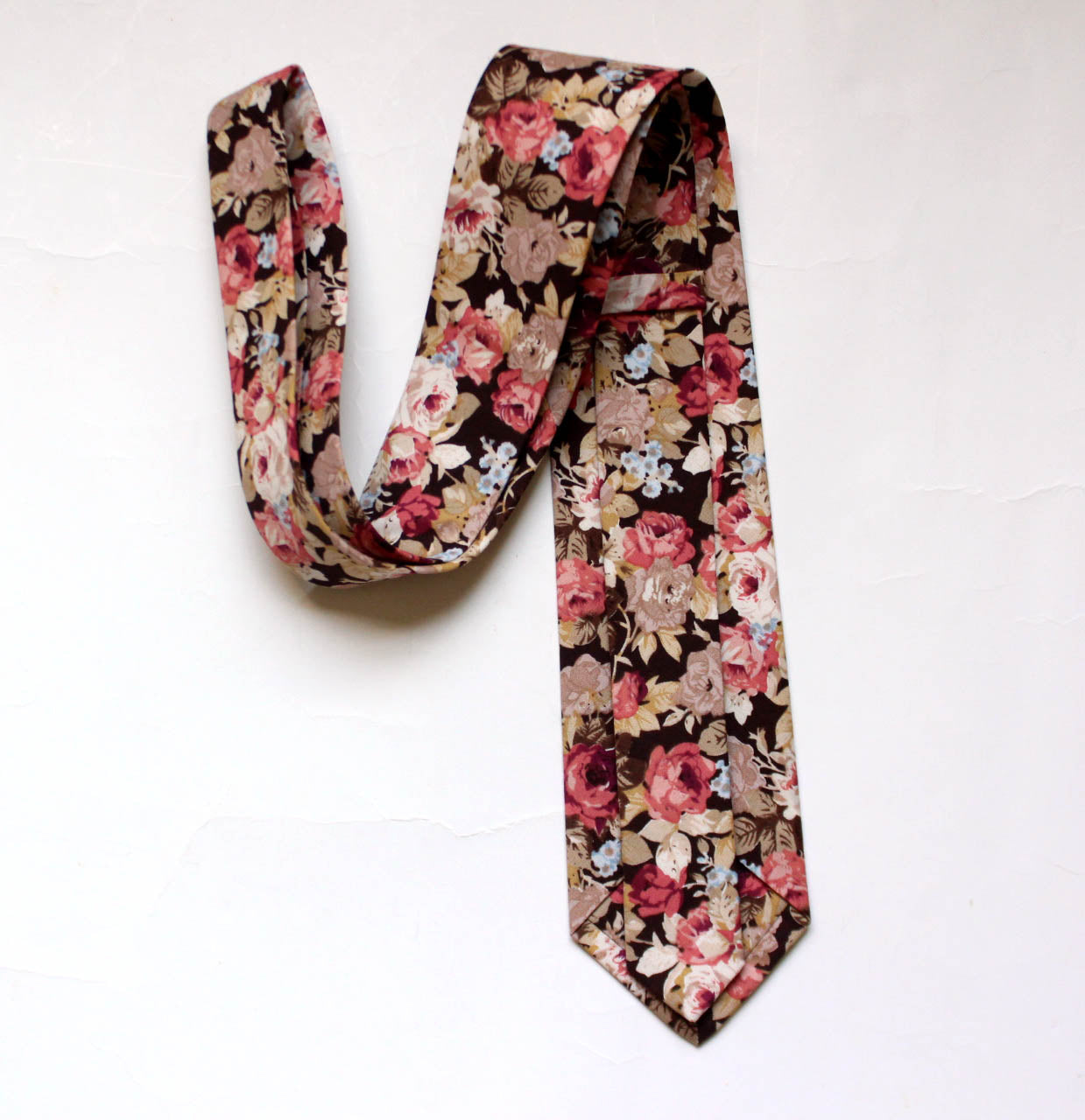 Floral Cotton Necktie