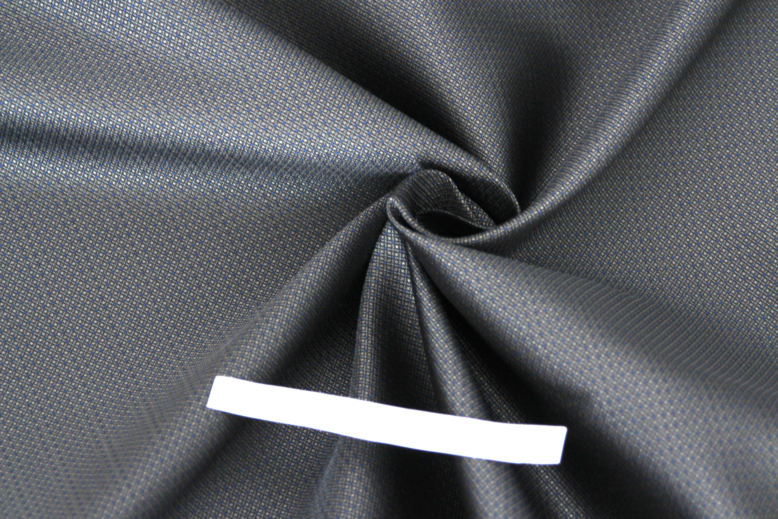 Grey Ornament Silk Fabric 42" width
