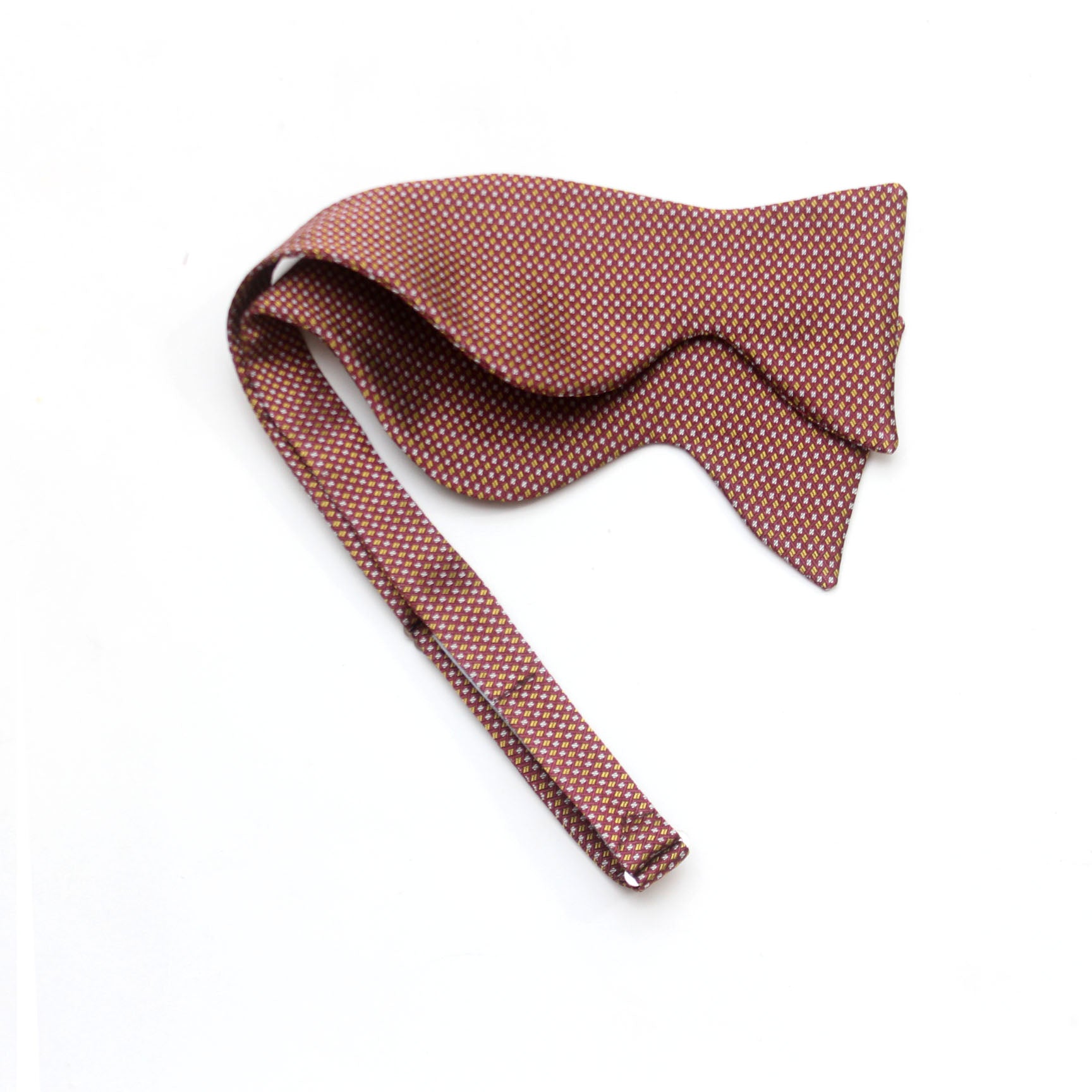 Dusty Mauve Big Butterfly Silk Bow Tie