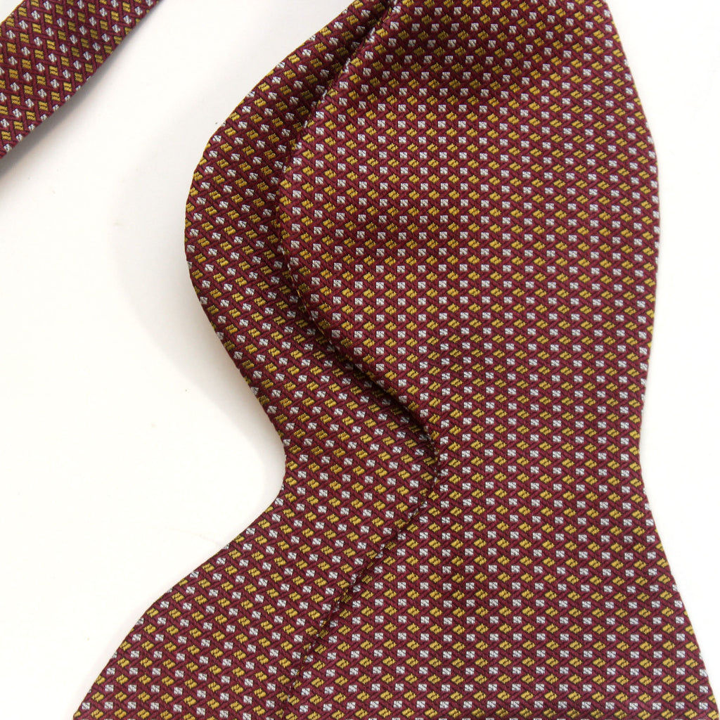 Dusty Mauve Big Butterfly Silk Bow Tie