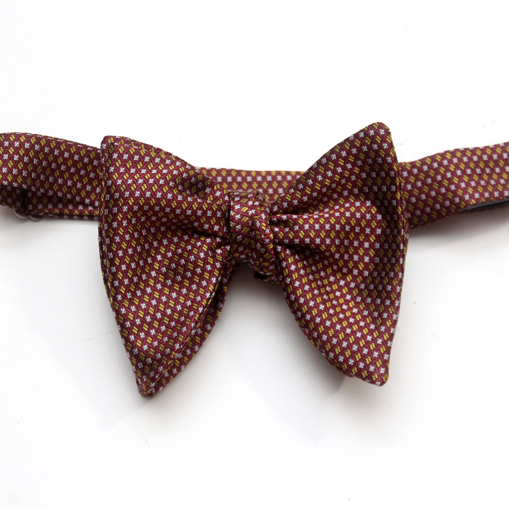 Dusty Mauve Big Butterfly Silk Bow Tie