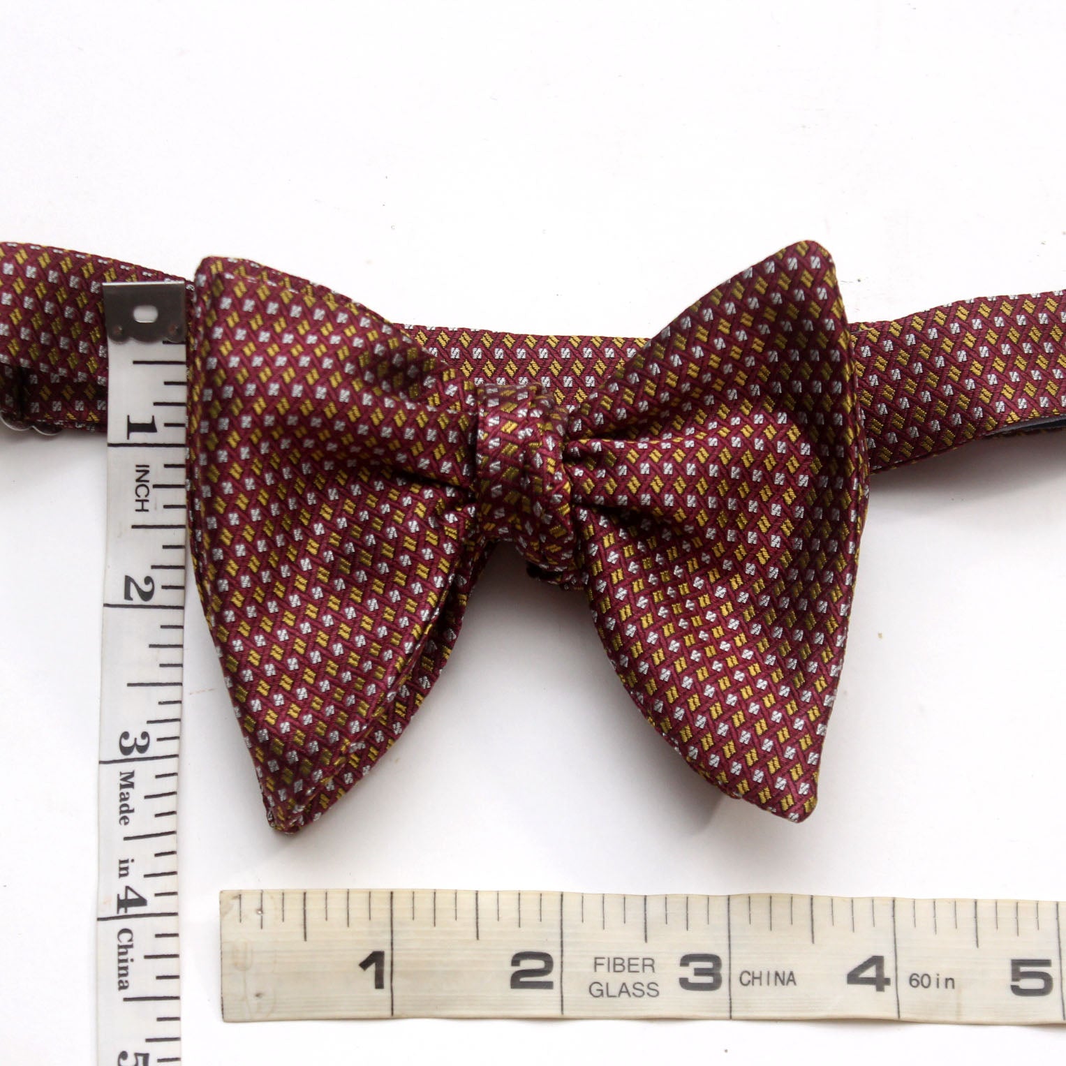 Dusty Mauve Big Butterfly Silk Bow Tie