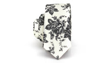 Load image into Gallery viewer, Grey Floral Necktie
