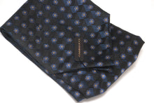 Load image into Gallery viewer, Navy Blue Pattern Silk Ascot
