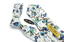 Load image into Gallery viewer, Blue Brown Floral Necktie 2.36&quot;
