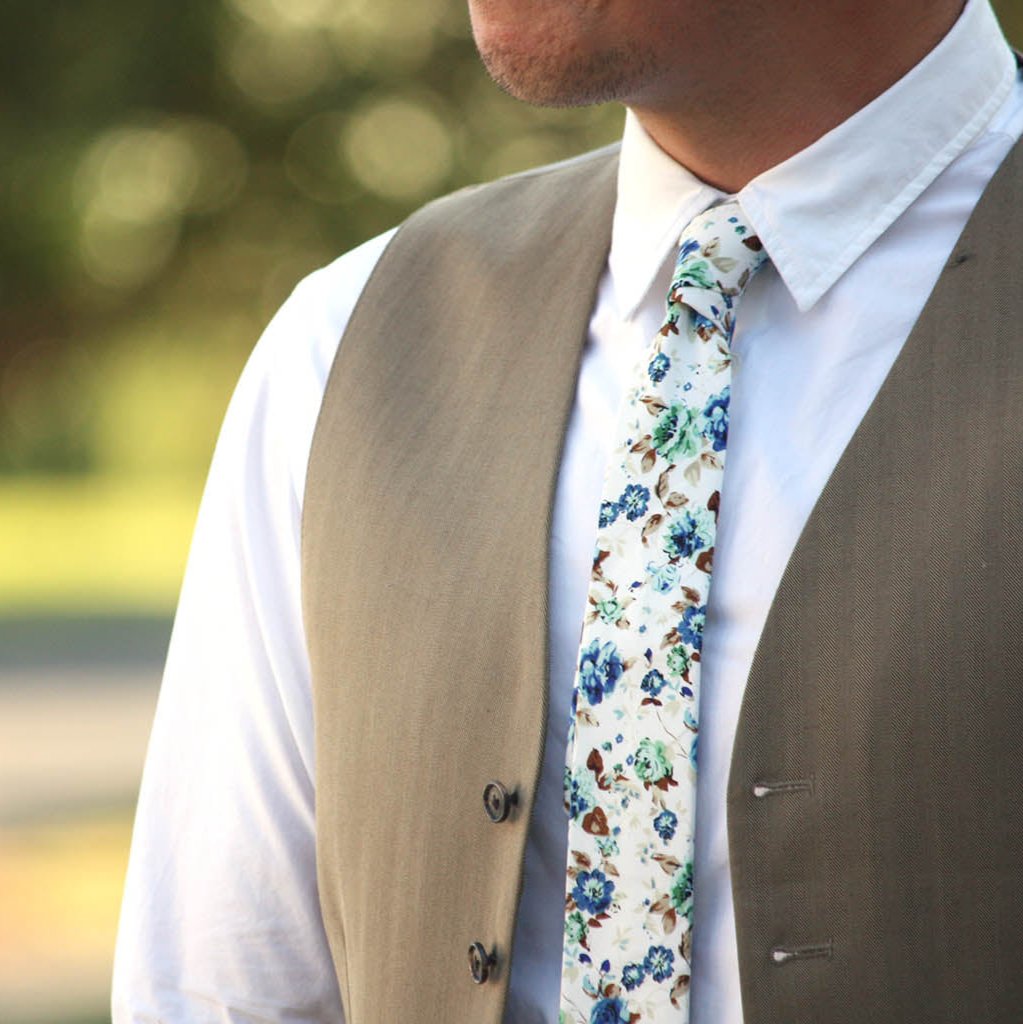 Floral Necktie
