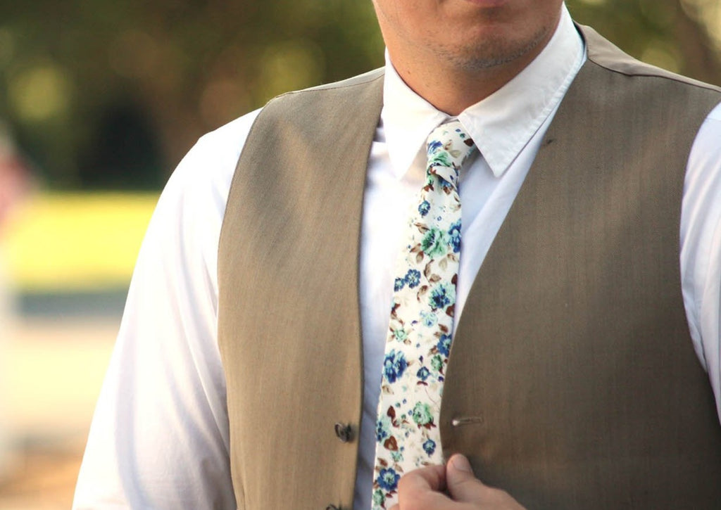 Floral Necktie