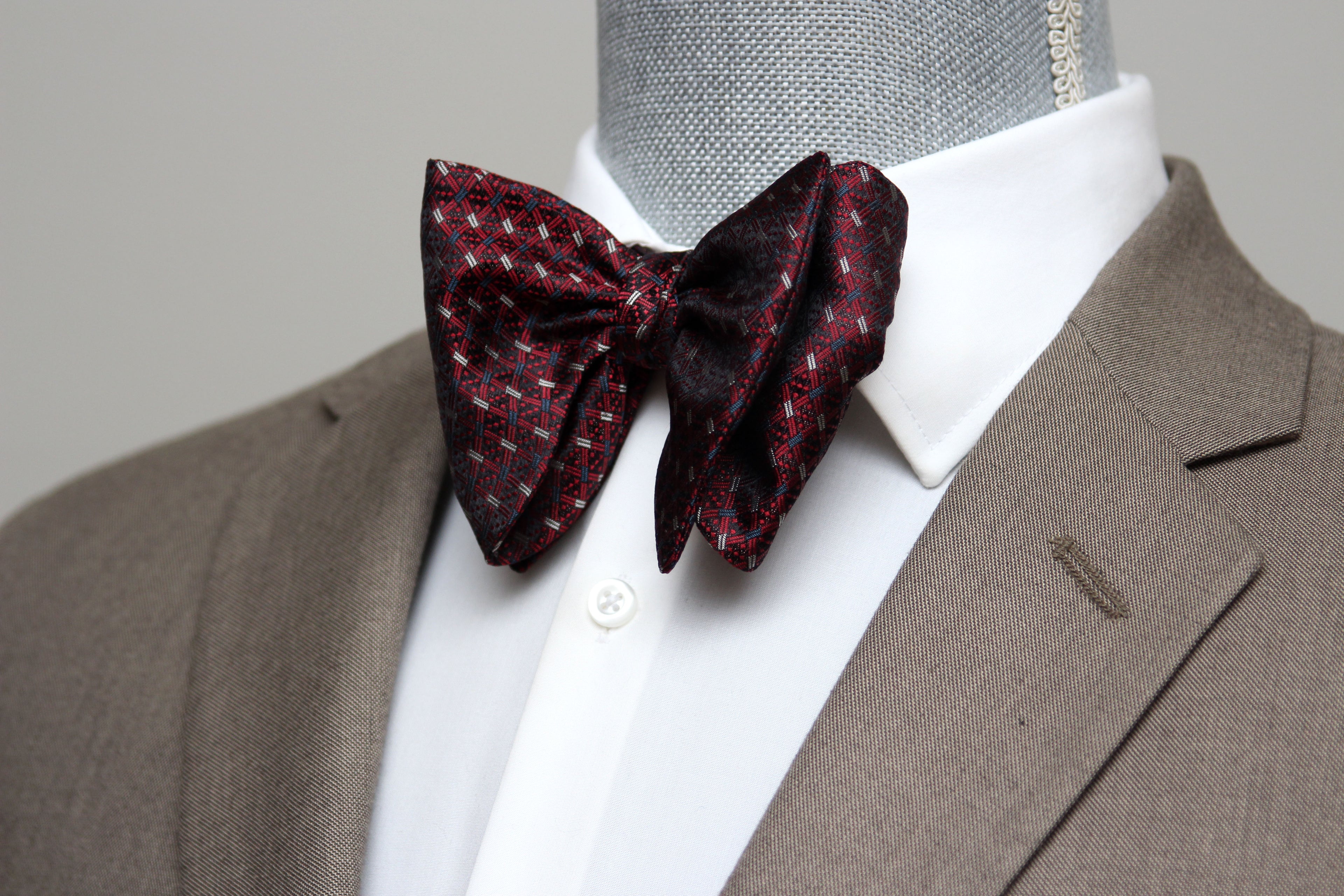 Men's Large Silk Bow Tie