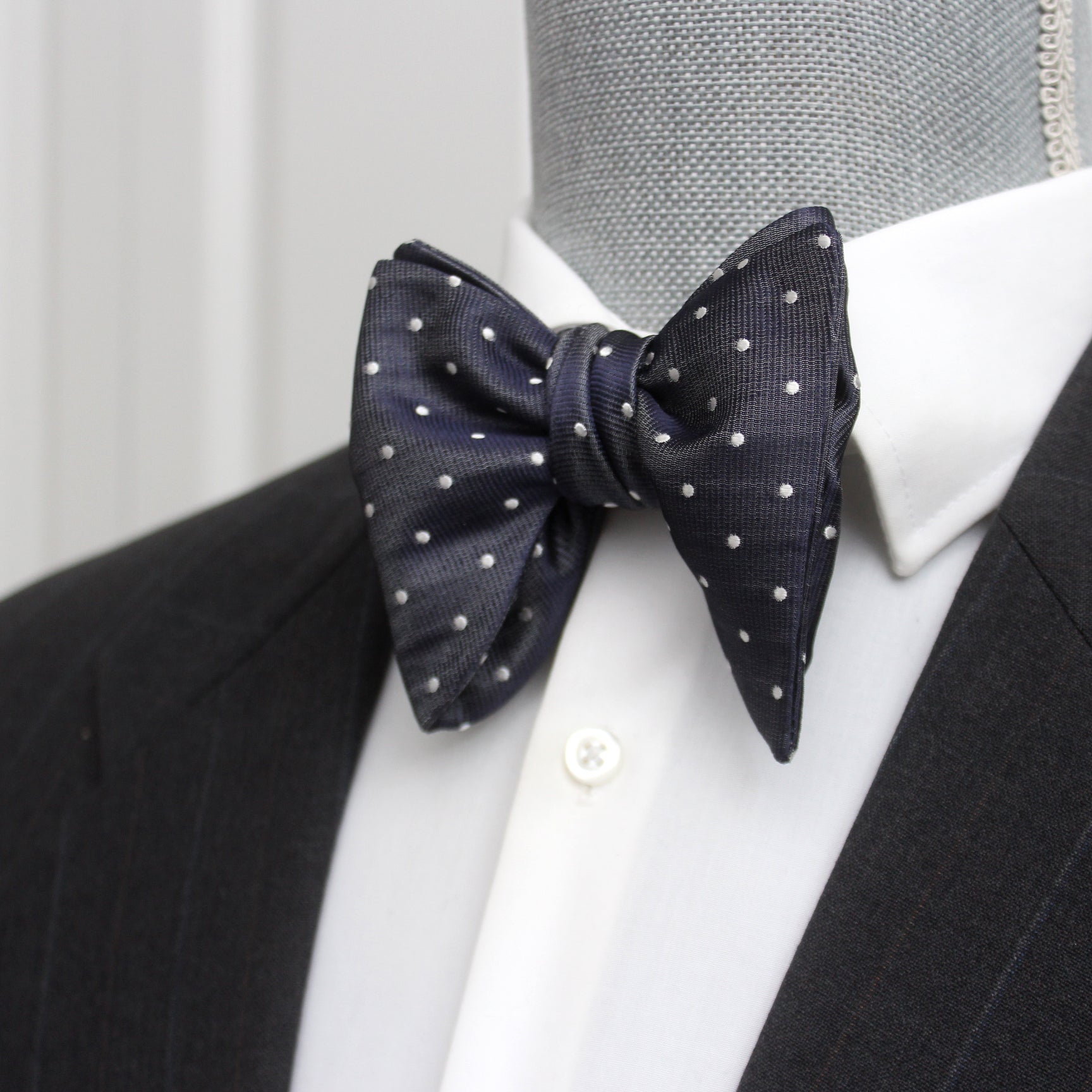 Men's Large Silk Bow Tie