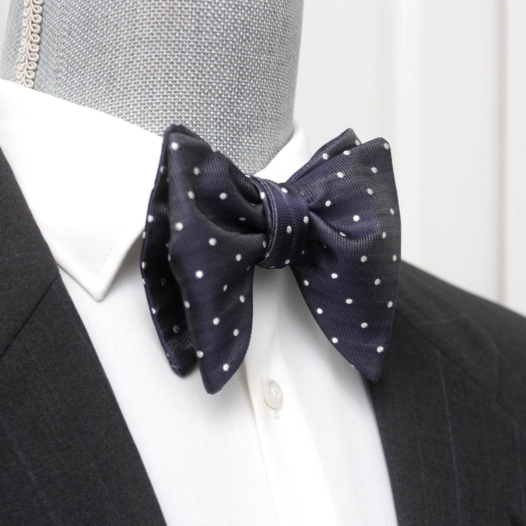 Men's Large Silk Bow Tie