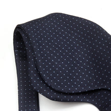 Load image into Gallery viewer, Big Butterfly Navy Blue Polka Dot Silk Bow Tie
