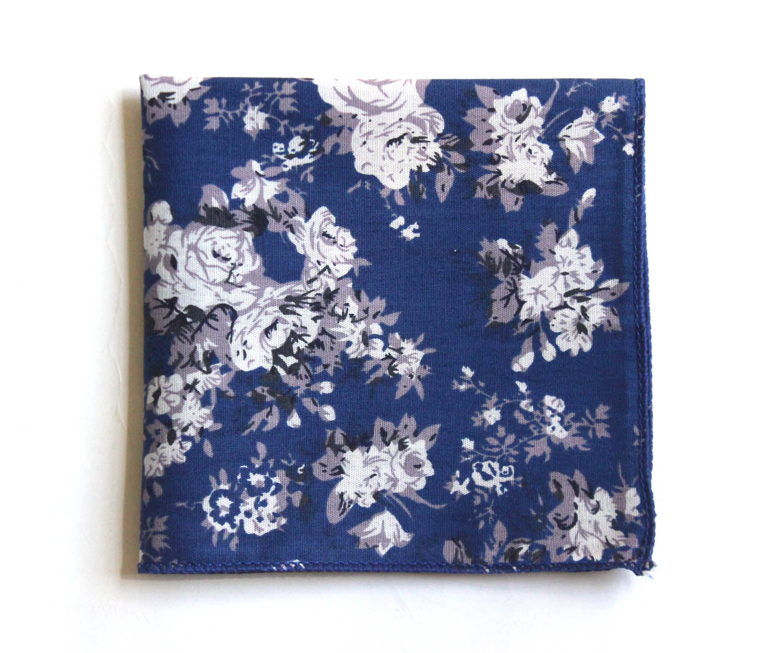 Royal Blue Floral Necktie