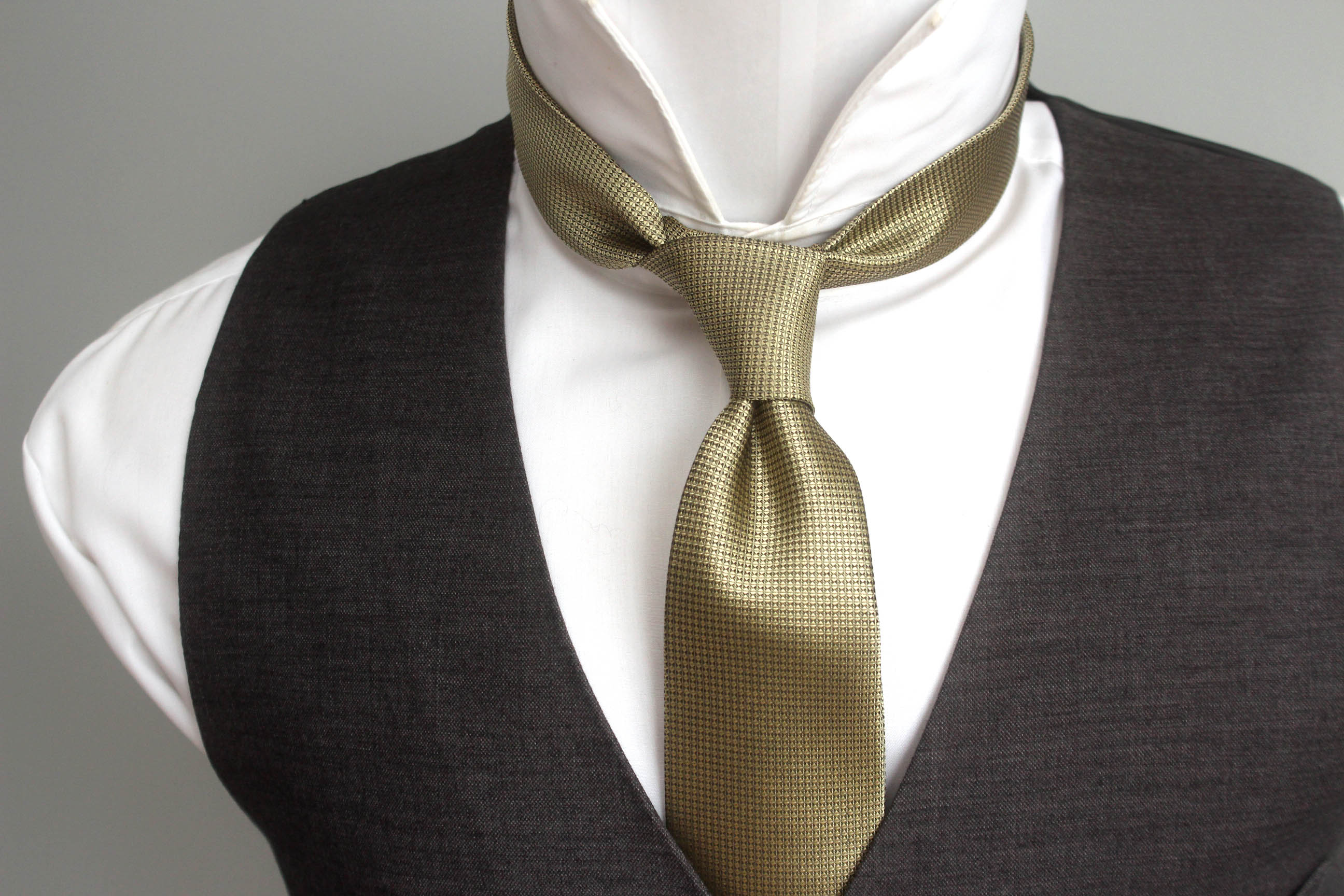 Gold Silk Necktie