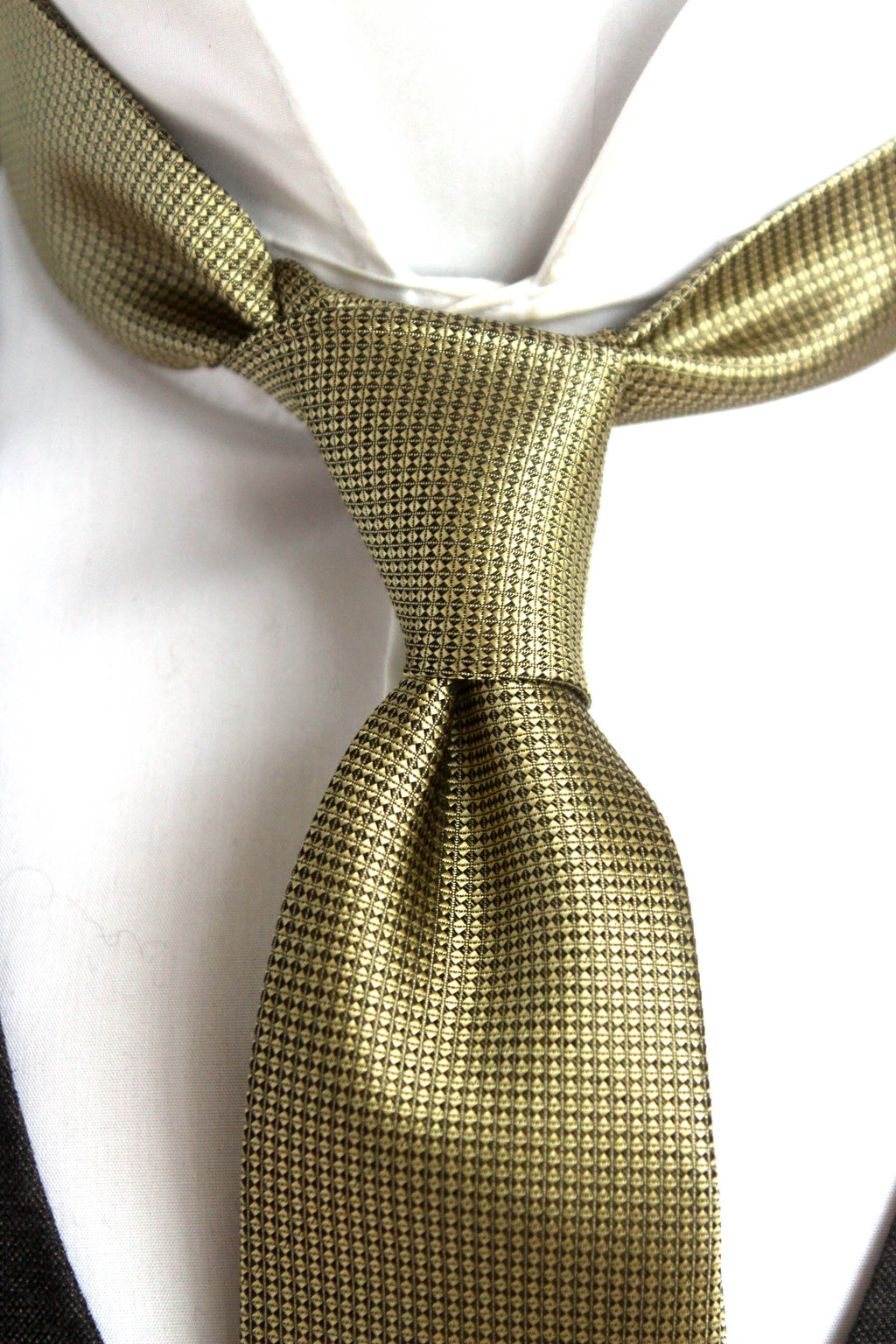 Gold Silk Necktie