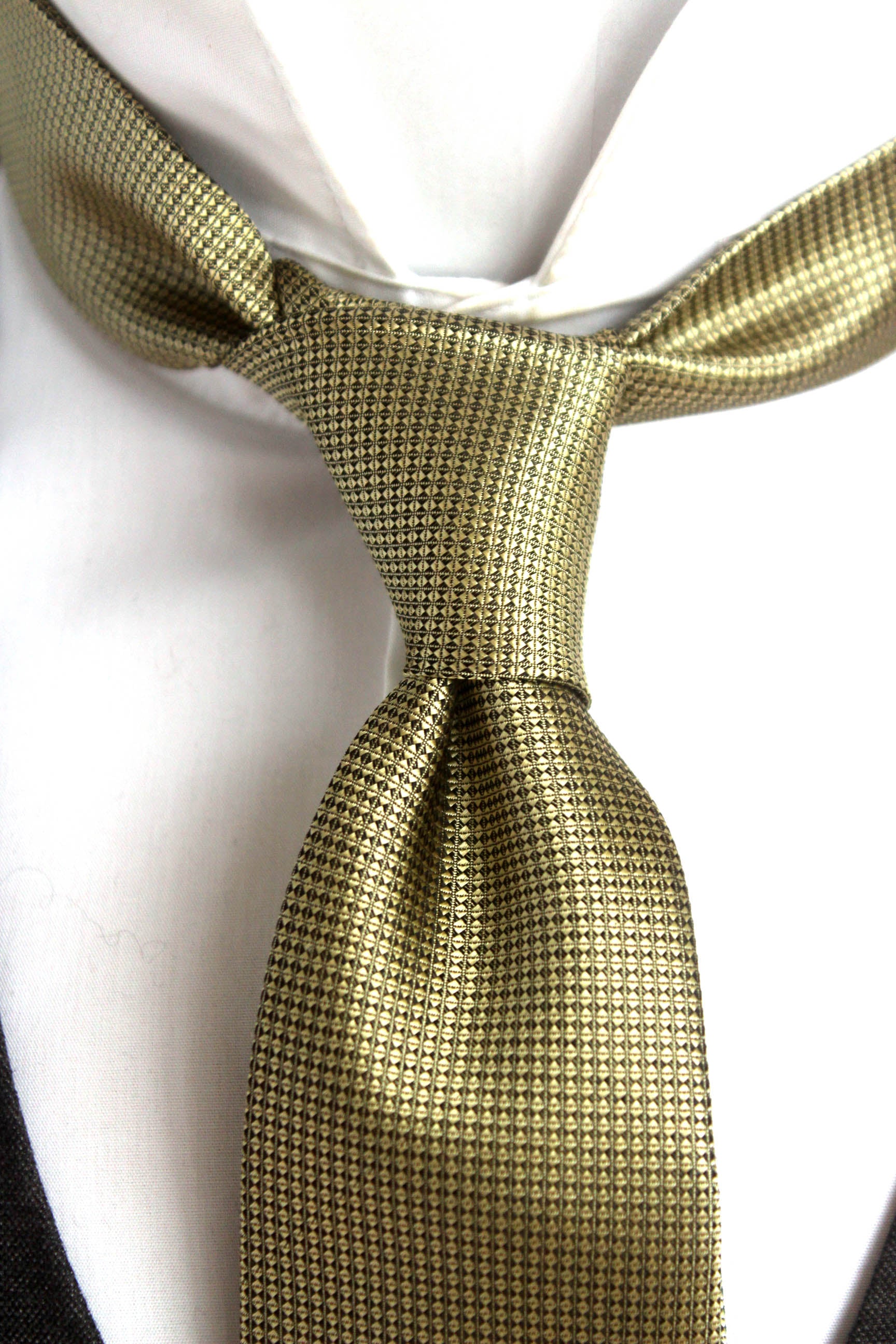 Gold Silk Necktie