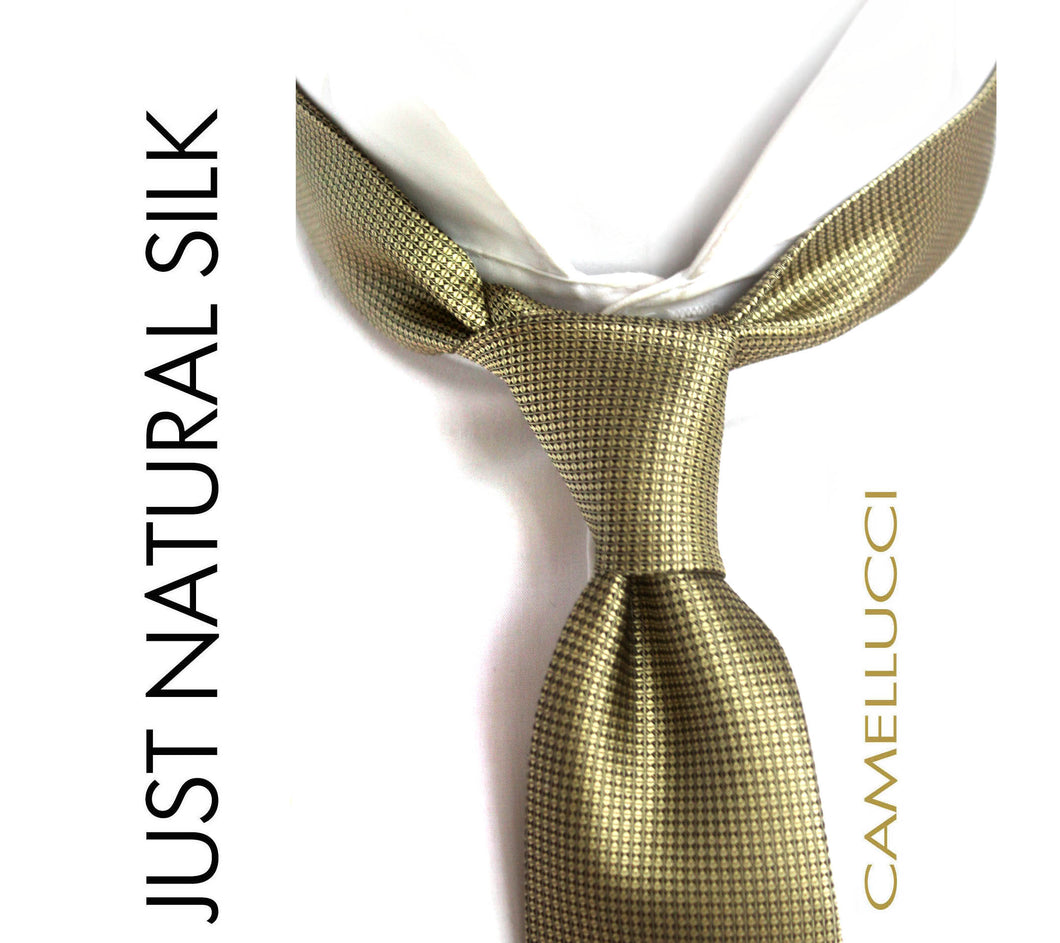 Gold Silk Necktie