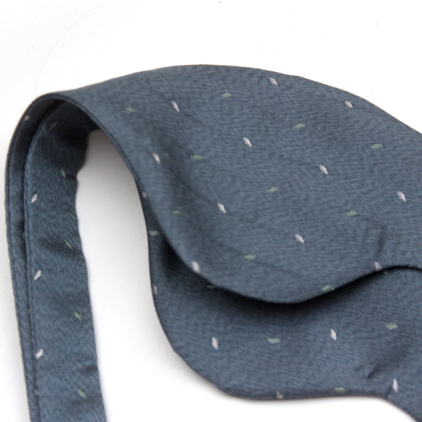 Big Butterfly Dusty Blue Silk Bow Tie