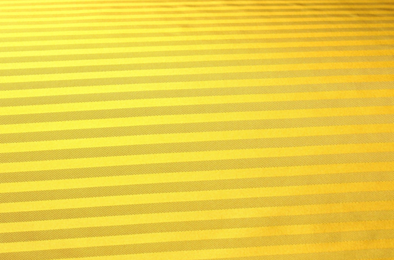 Gold Mustard Stripe Silk Fabric