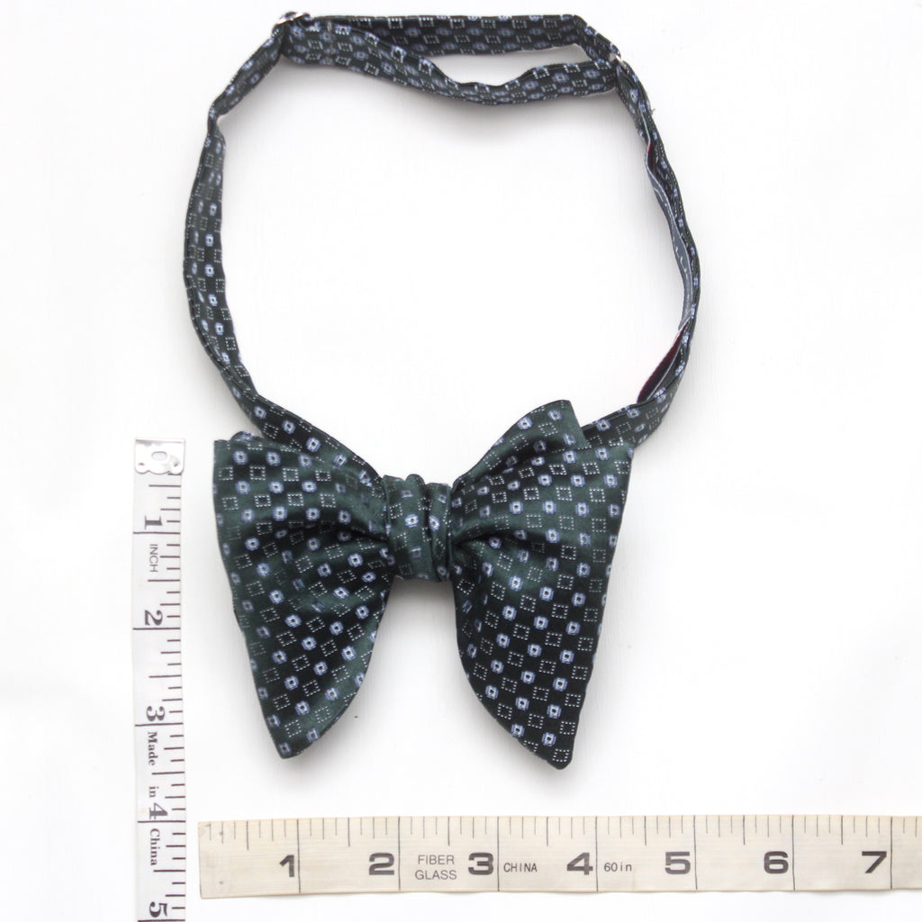 Forest Green Big Butterfly Silk Bow Tie