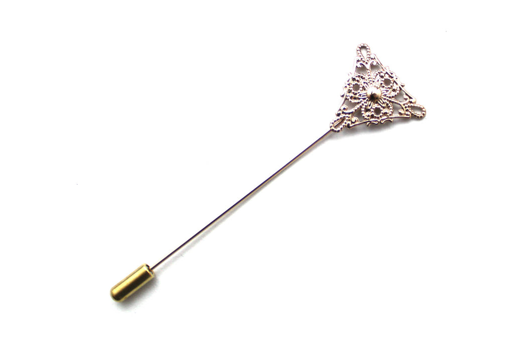 Metal Triangular Lapel pin
