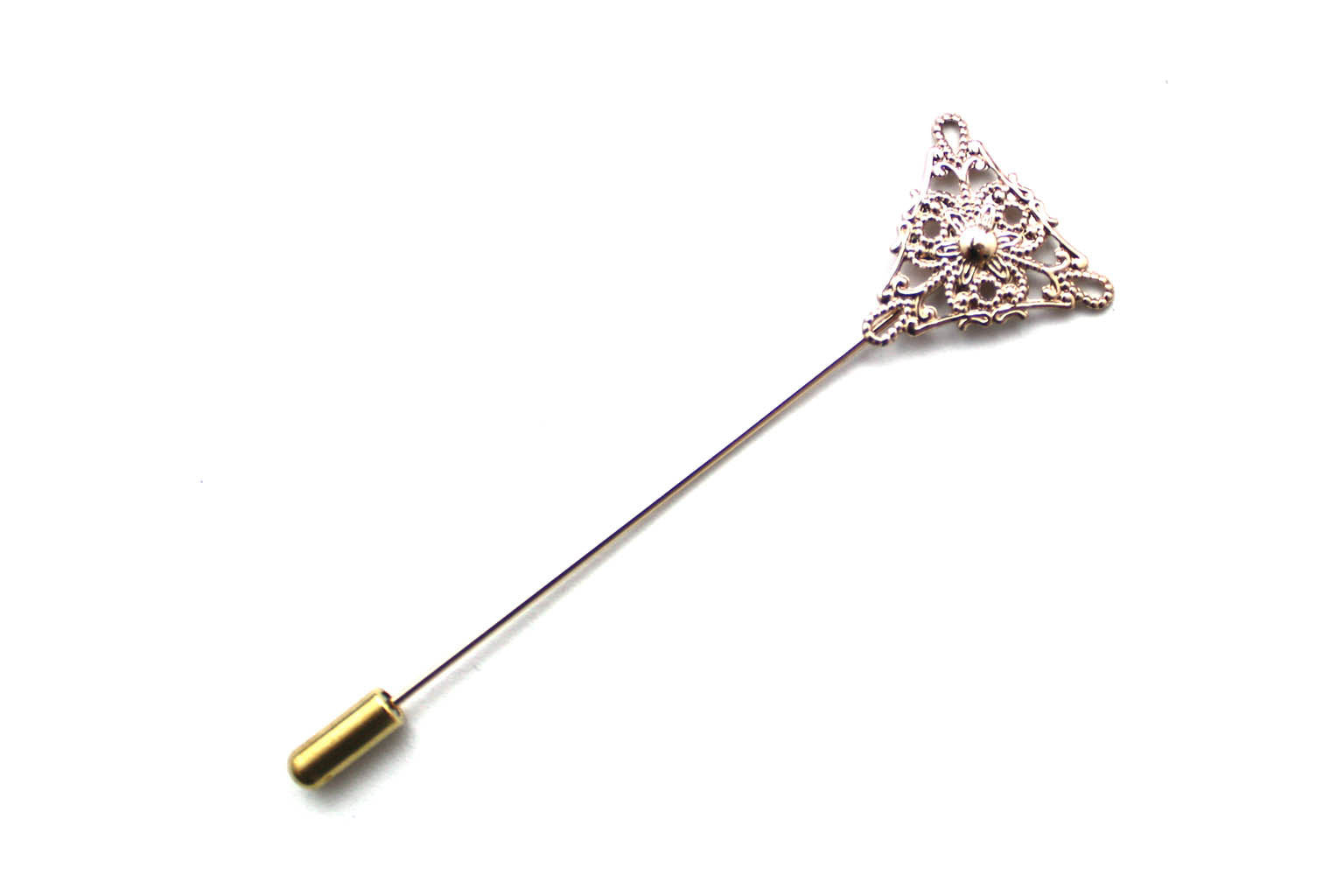 Metal Triangular Lapel pin
