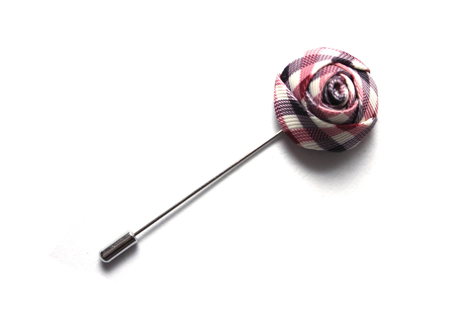 Fabric Rose Lapel pin