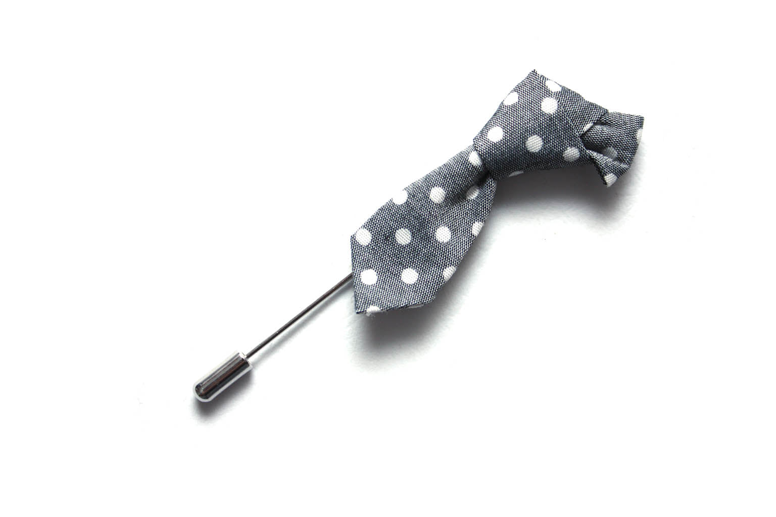 Fabric Necktie Lapel pin