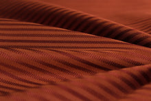 Load image into Gallery viewer, Brown Stripe Silk Fabric
