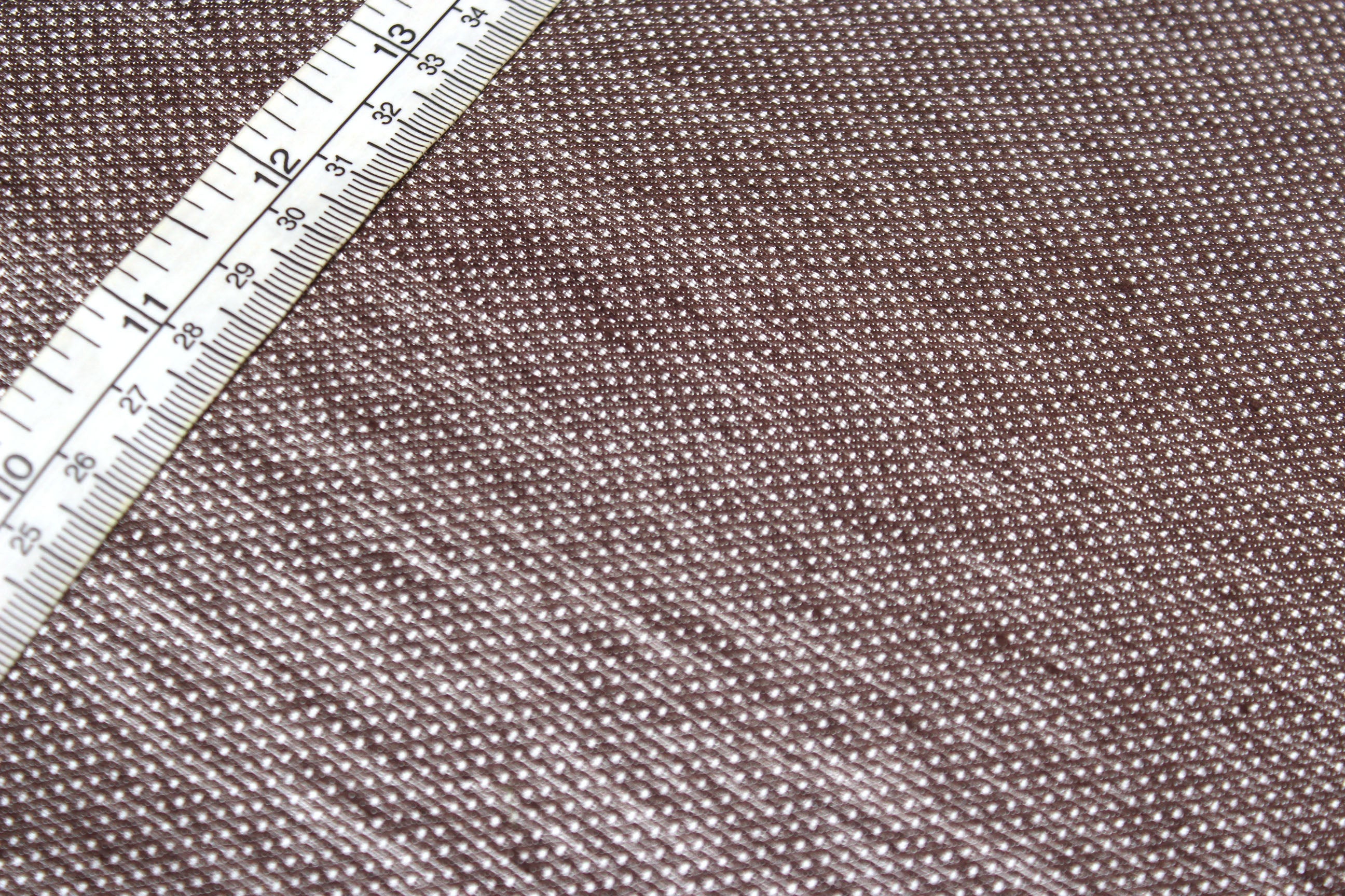 Beige Brown Ornament Silk Fabric