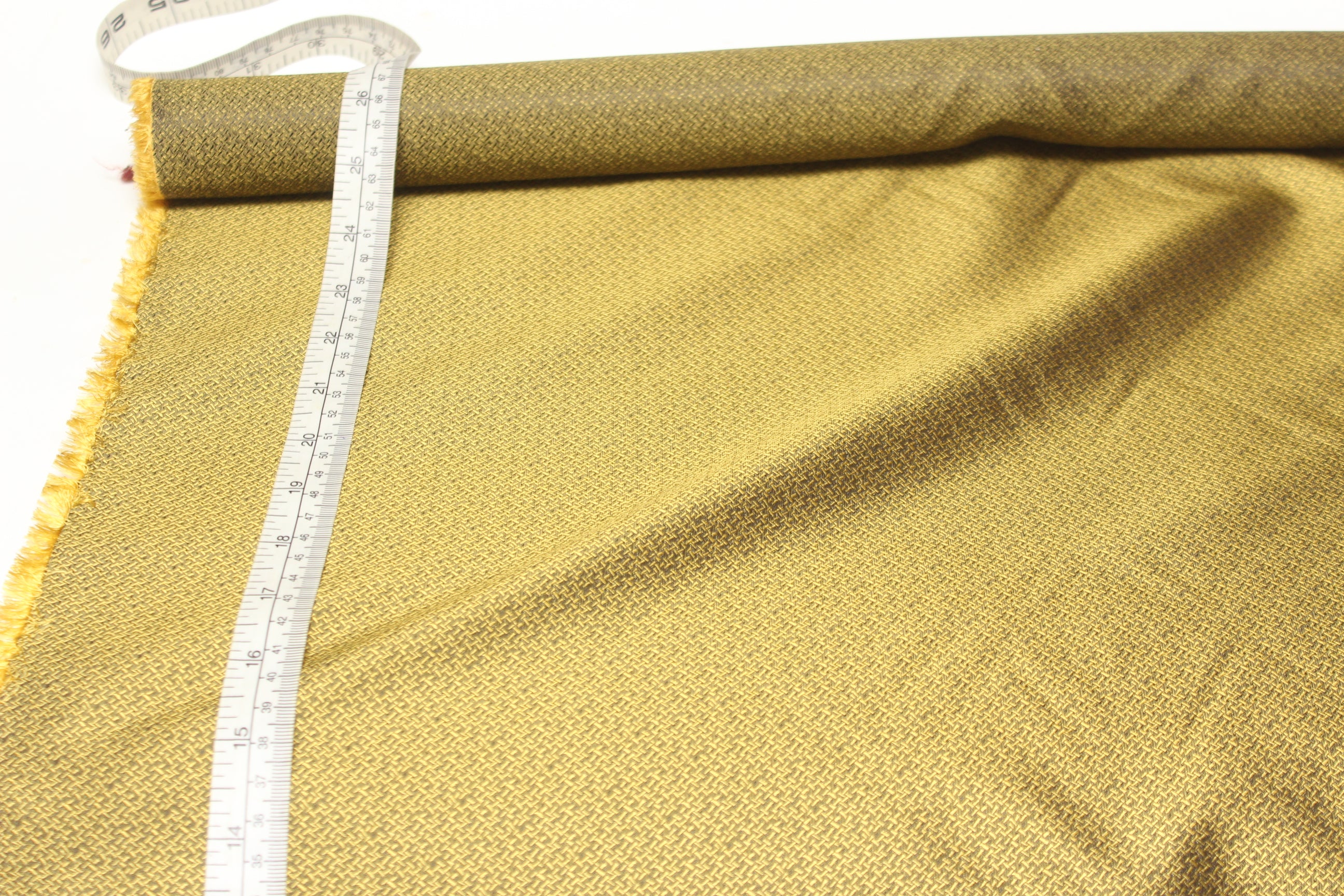Gold small ornament Silk Fabric 42" width