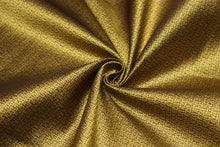 Load image into Gallery viewer, Gold small ornament Silk Fabric 42&quot; width
