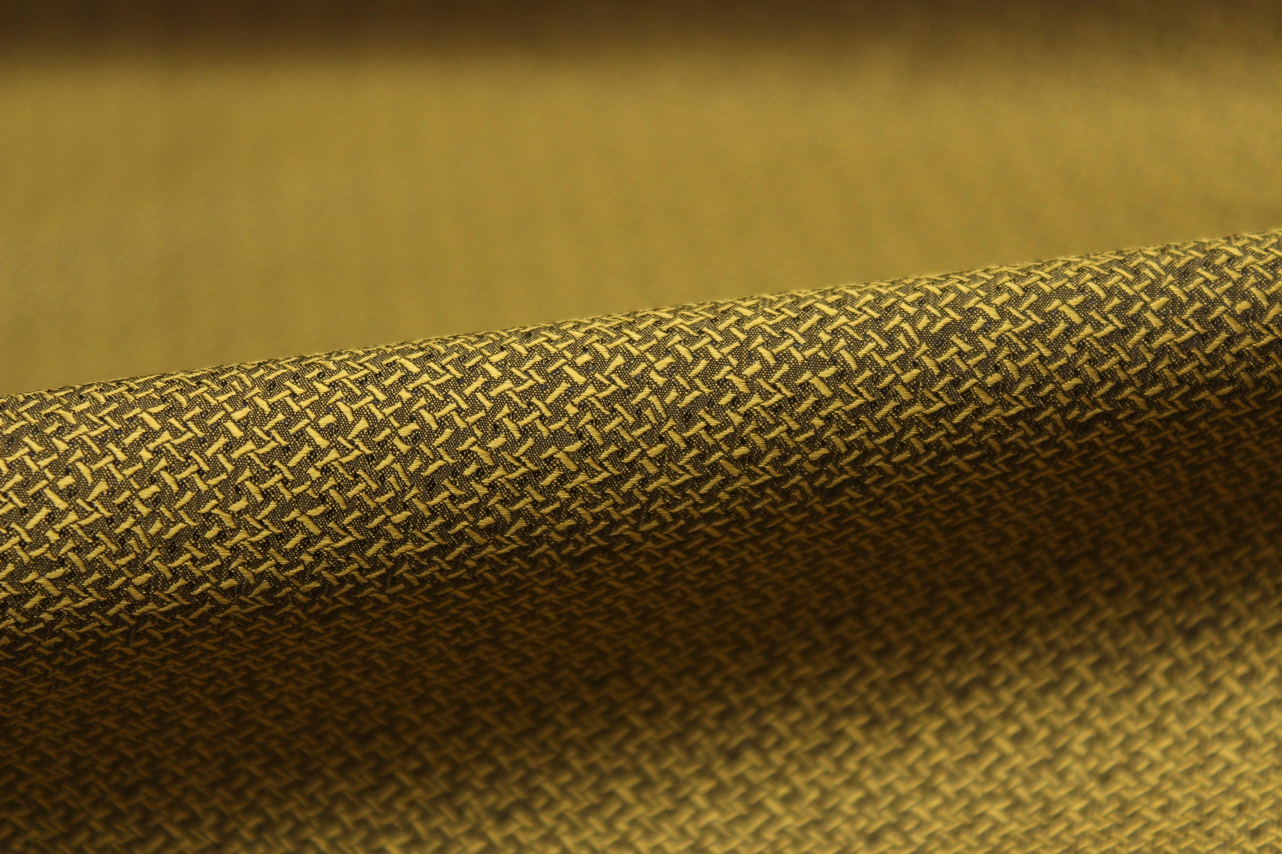 Gold small ornament Silk Fabric 42" width