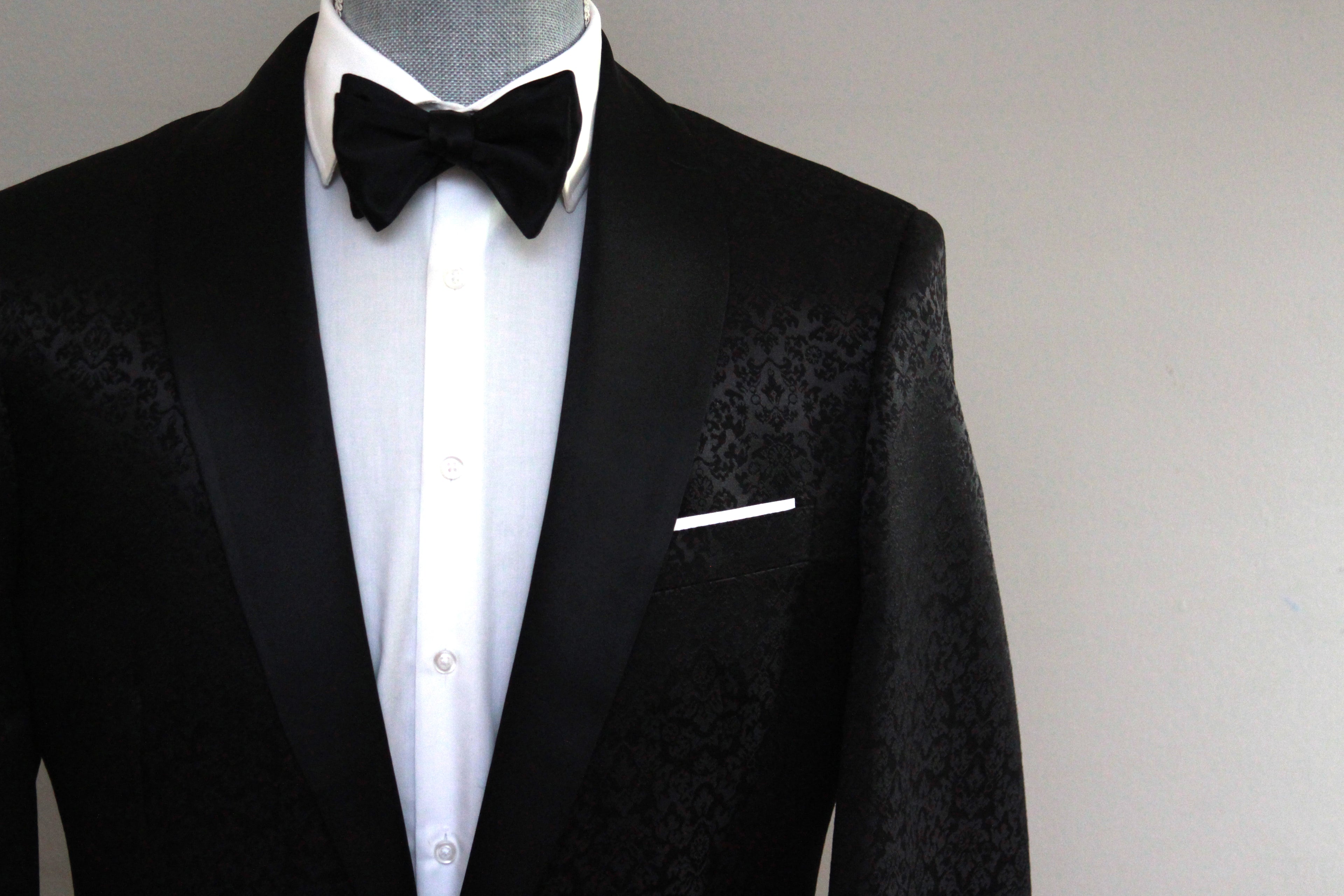 Men's Small Silk Bow Tie
