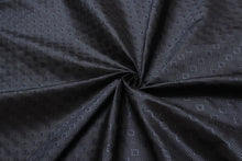 Load image into Gallery viewer, Dark Grey ornament Silk Fabric 42&quot; width
