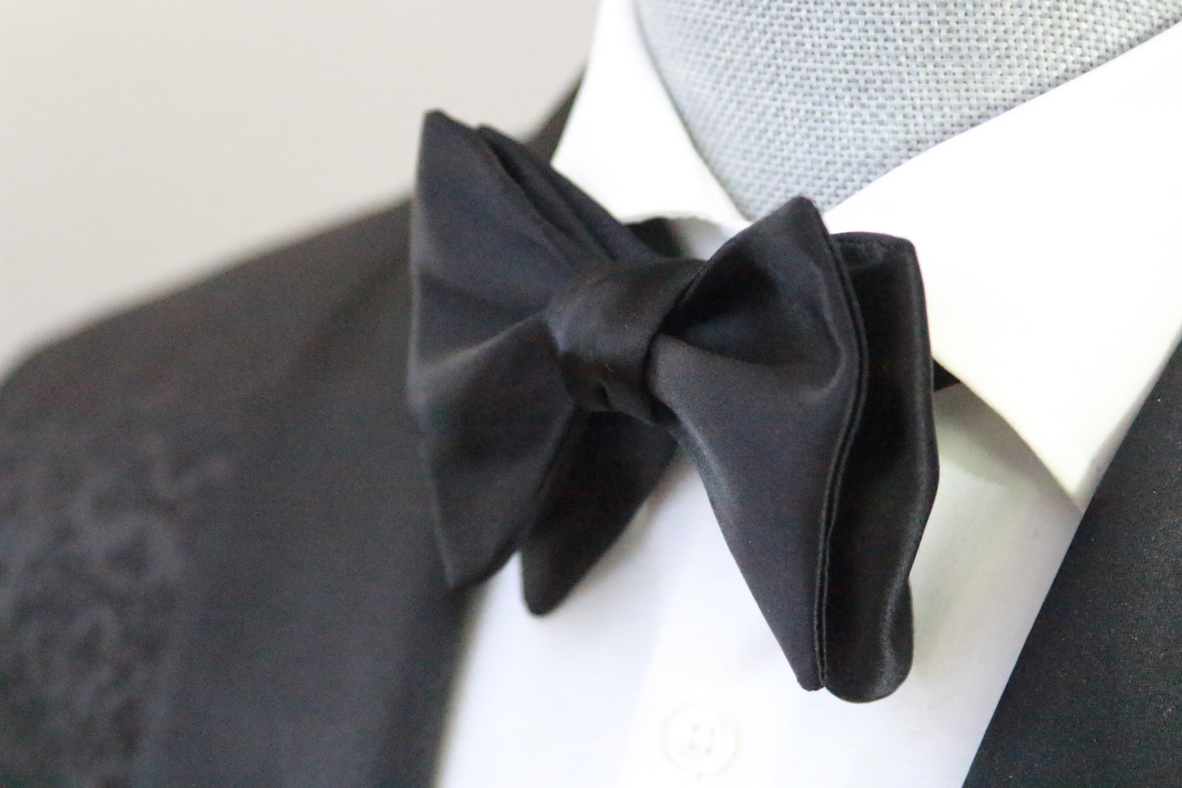 Men's Small Silk Bow Tie