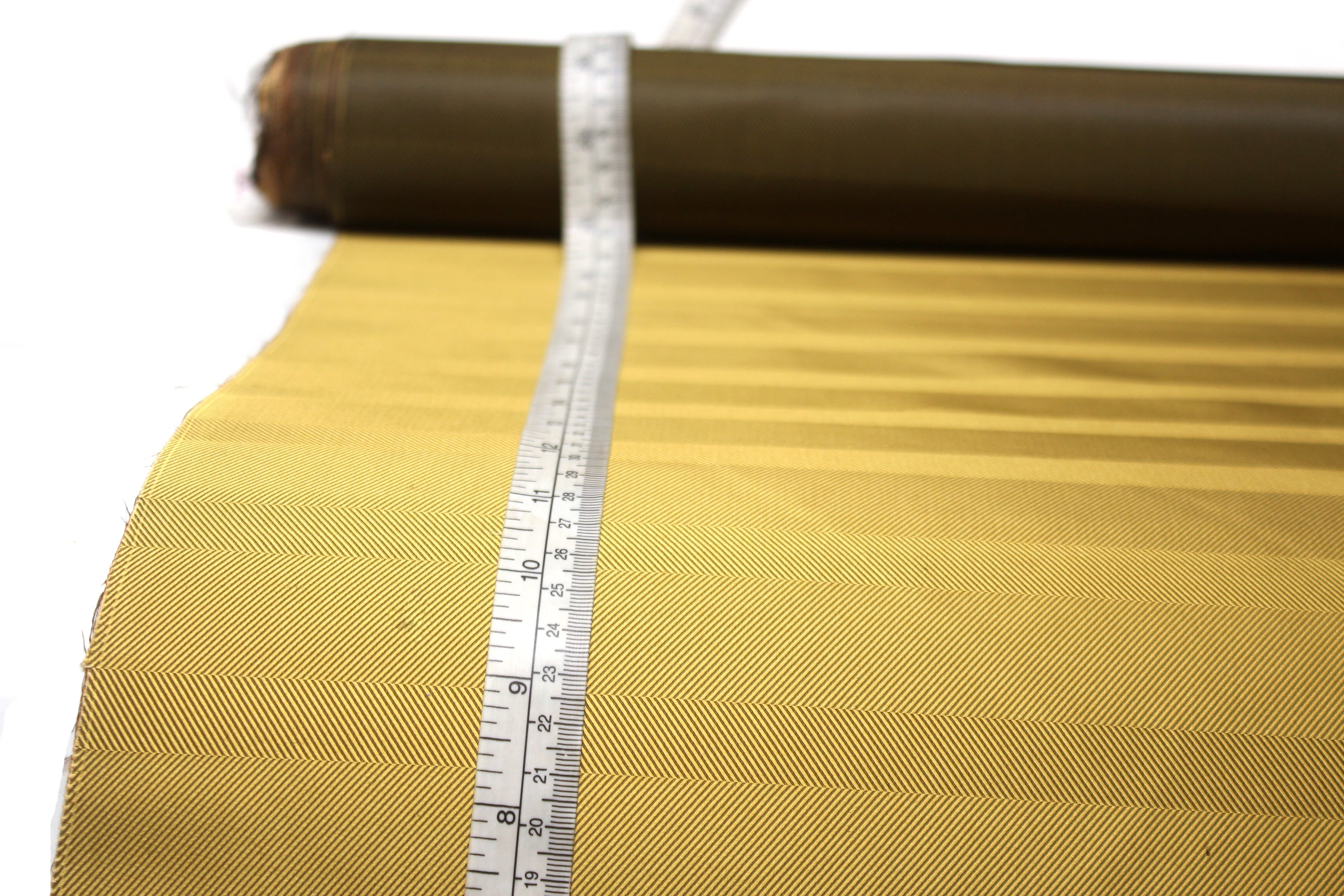 Gold Striped Silk Fabric