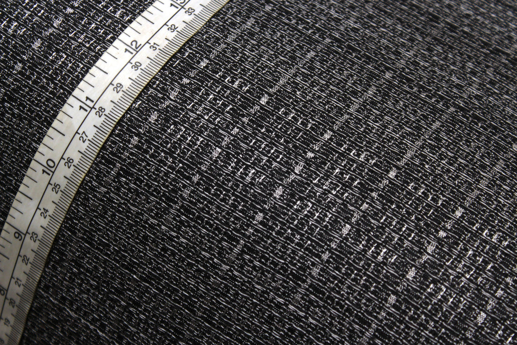 Grey Woven Silk Fabric