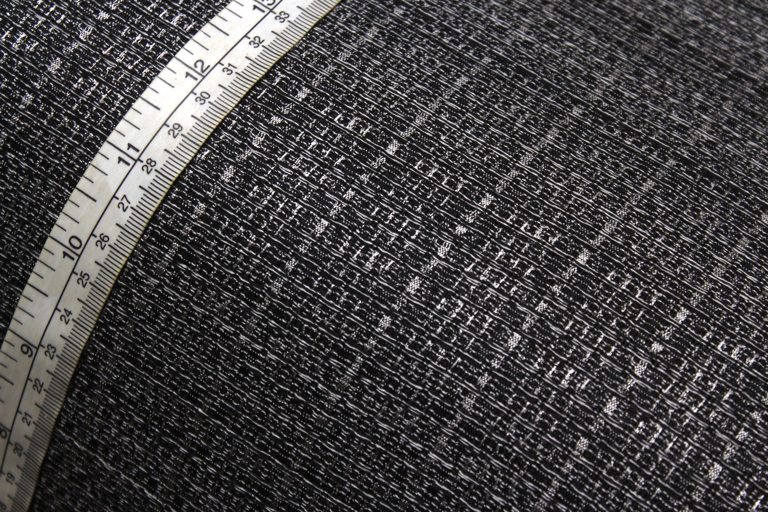 Grey Woven Silk Fabric