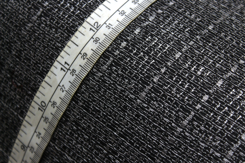 Grey Woven Silk Fabric