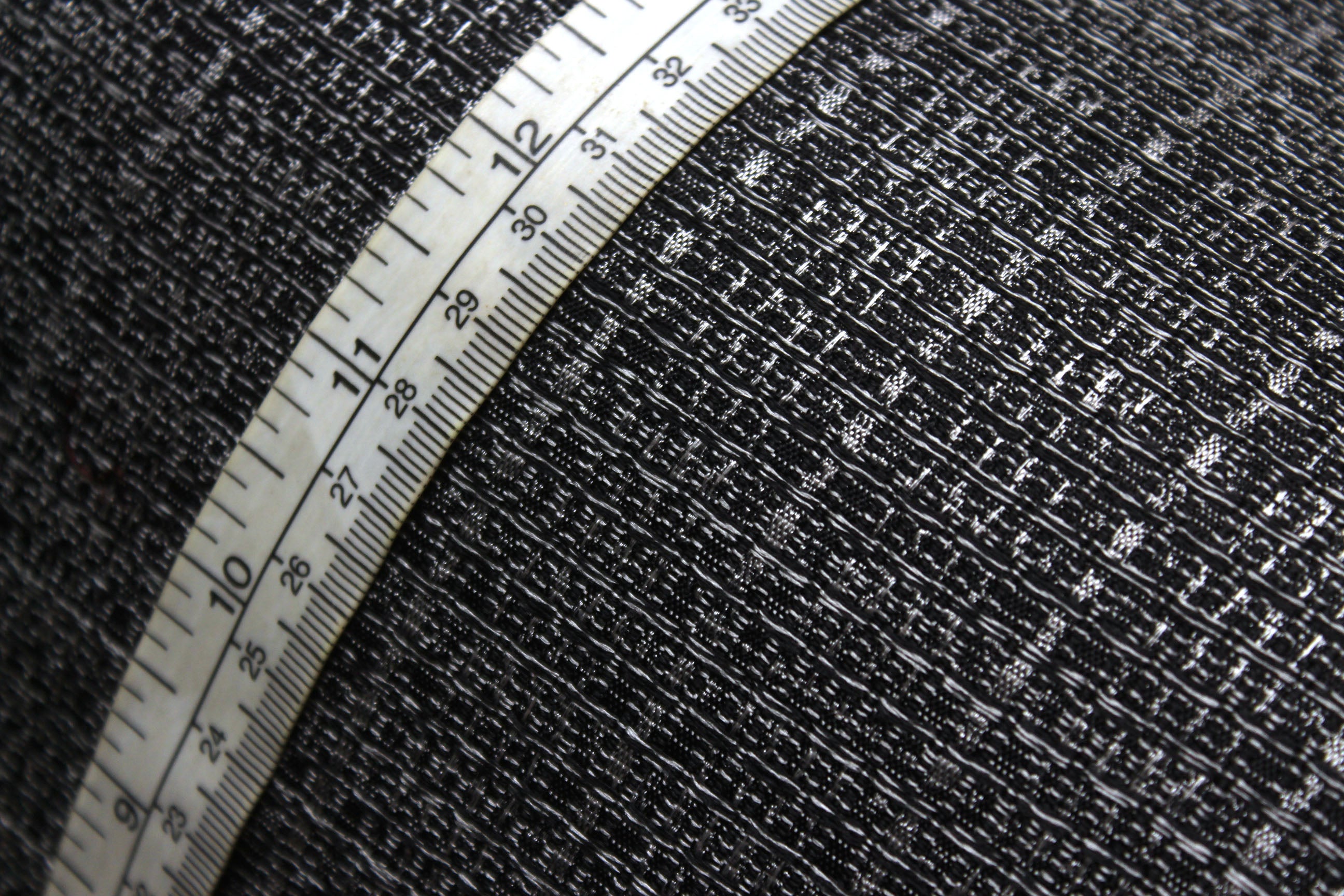 Grey Woven Silk Fabric