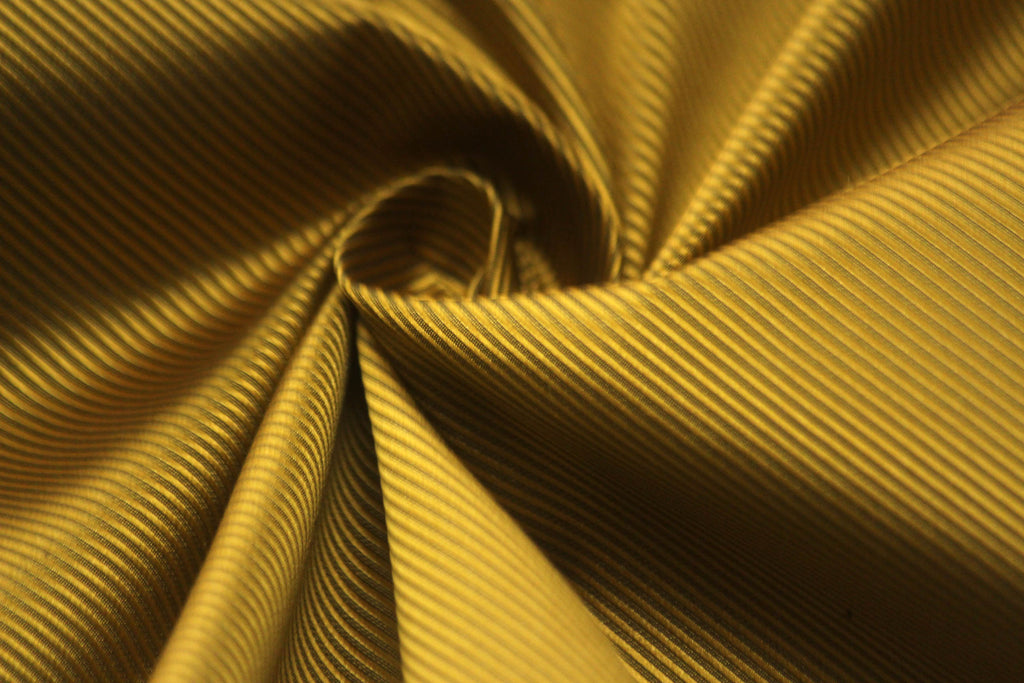 Gold Mustard Silk Fabric