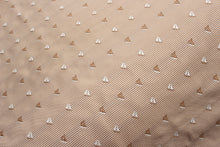 Load image into Gallery viewer, Beige Sailboat Embroidered Silk Fabric
