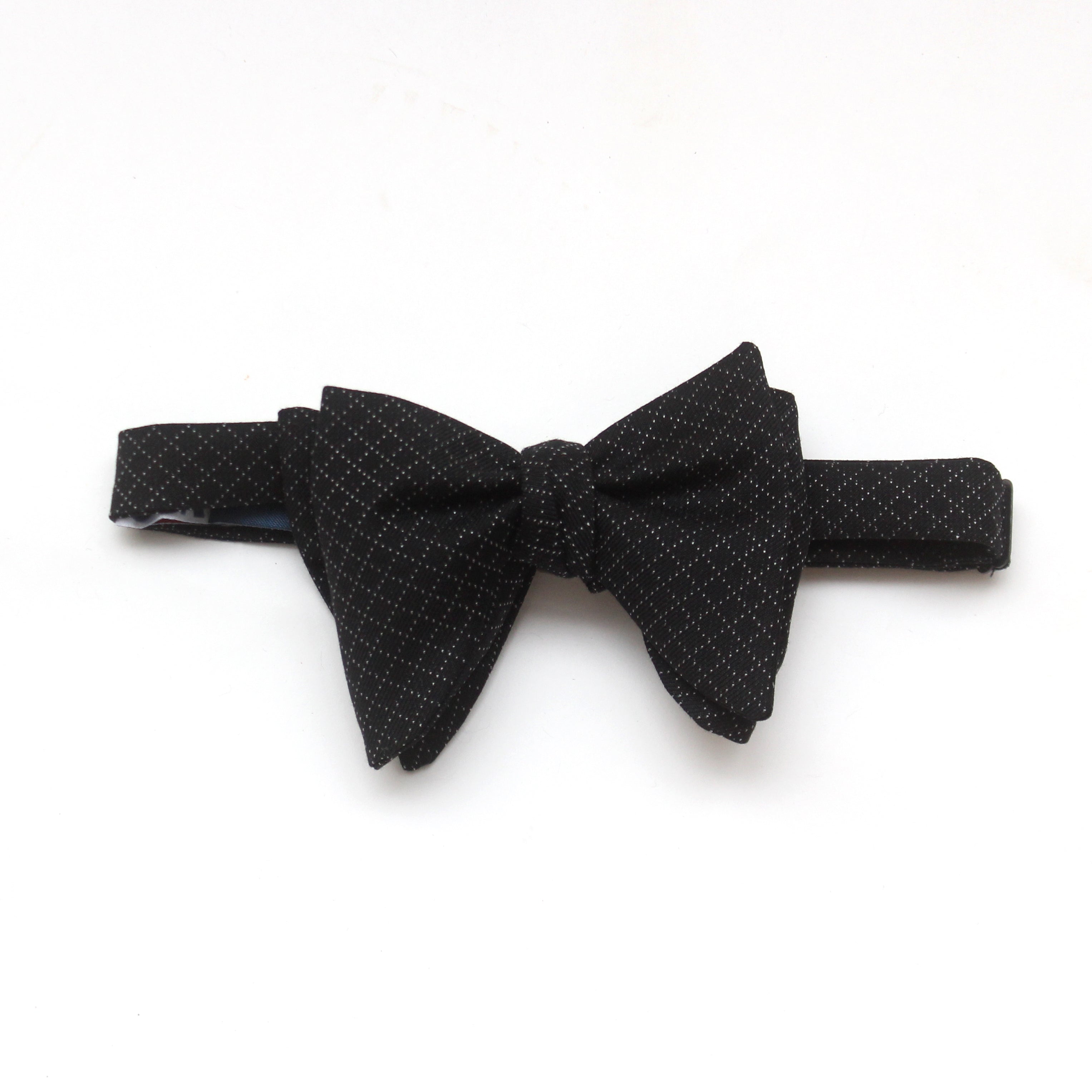 Big Butterfly Black Silk Bow Tie