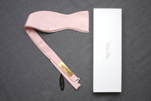 Load image into Gallery viewer, Light Pink Self-Tie Bow Tie
